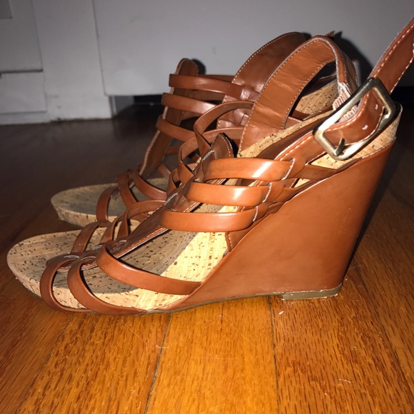 BCBG brown cork wedges - Picture 4 of 4