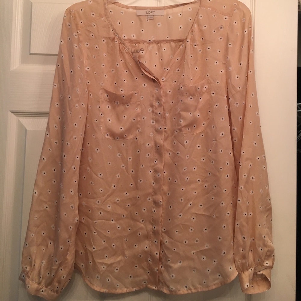Loft floral blouse