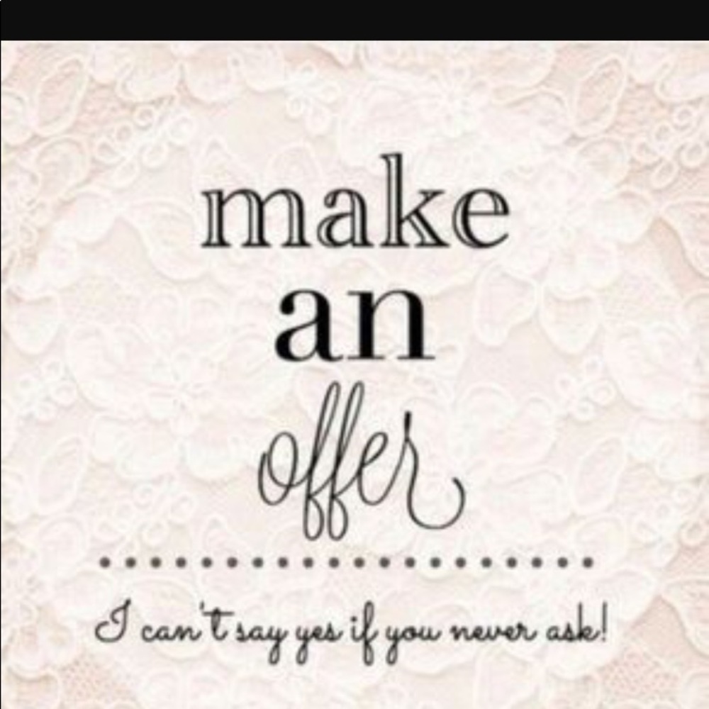 Make me an offer!