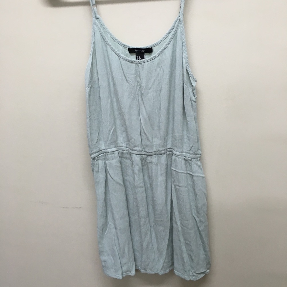 Blue-green dress