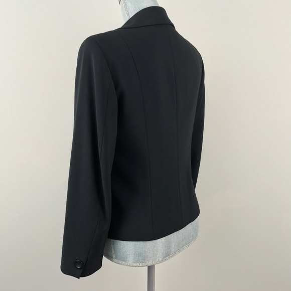 {Max Mara} Black Front Button Jacket Blazer - Picture 4 of 8