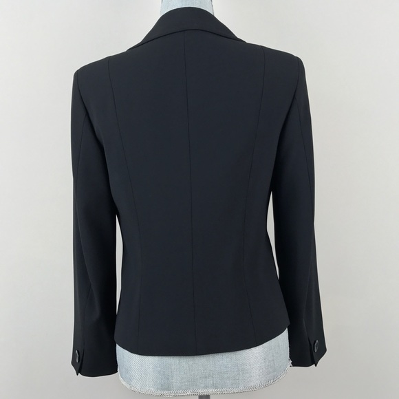 {Max Mara} Black Front Button Jacket Blazer - Picture 5 of 8