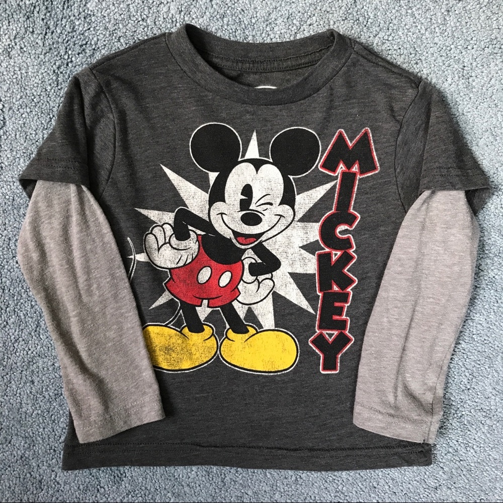 Disney Mickey Mouse long sleeve shirt boys 3T