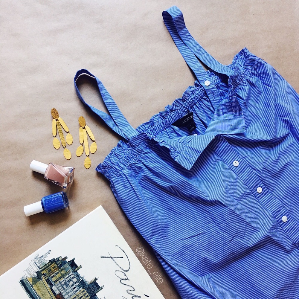 NWT J.Crew Button Front Top
