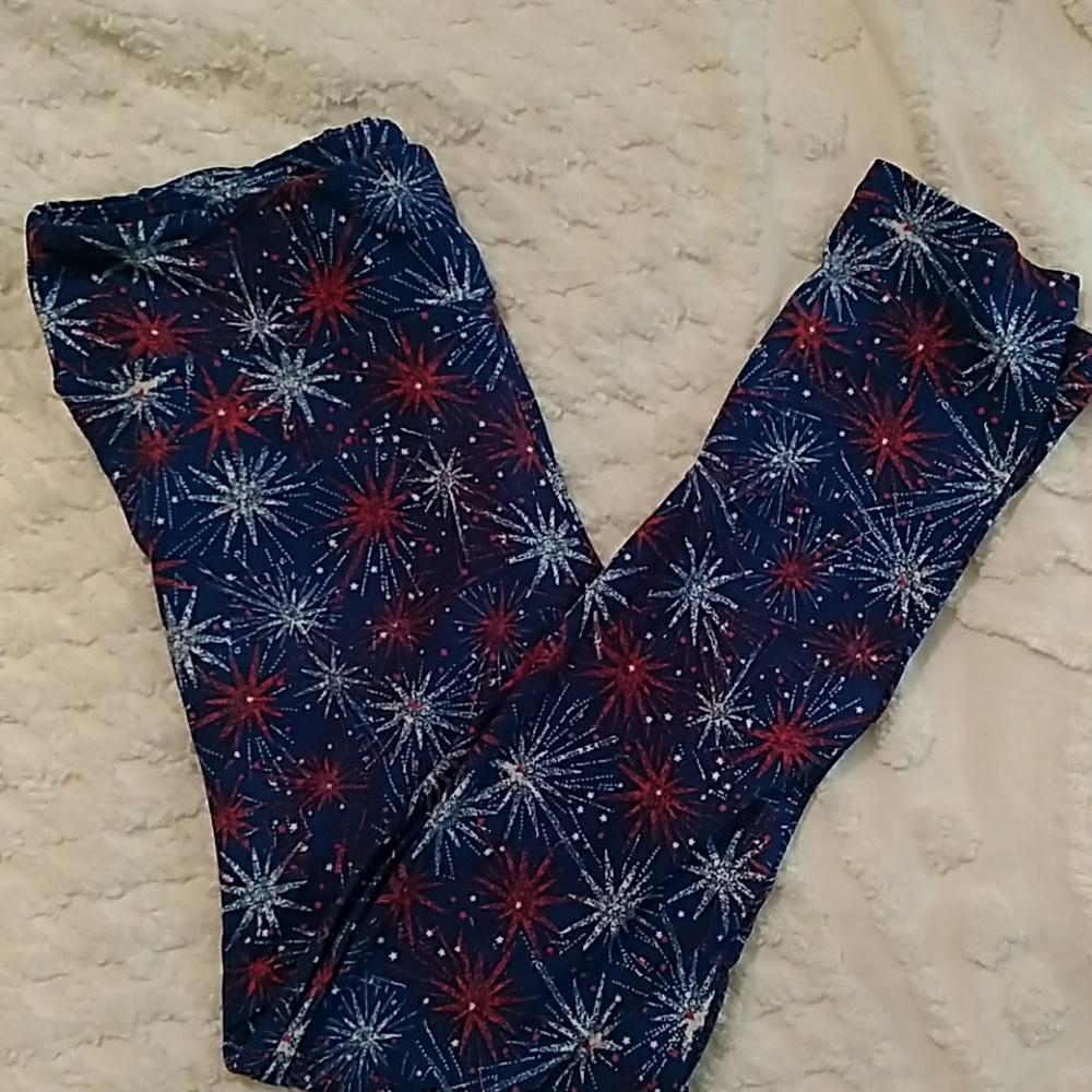 Lularoe firework/sparker leggings