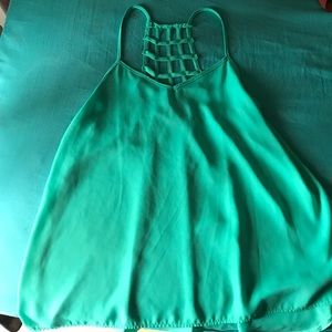 Aqua colored tank top from Rue 21