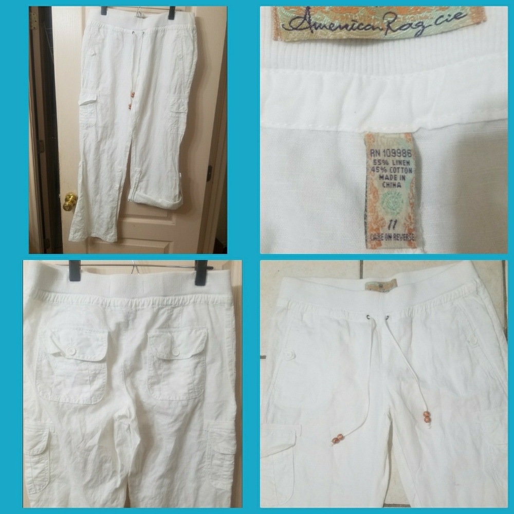American Rag white linen pants