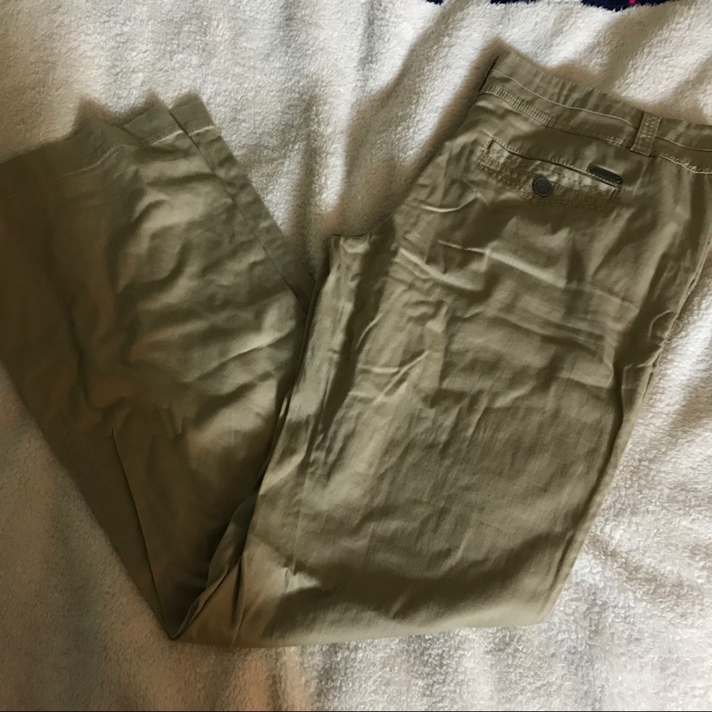 BKE Khaki Pants Extra Long Flare