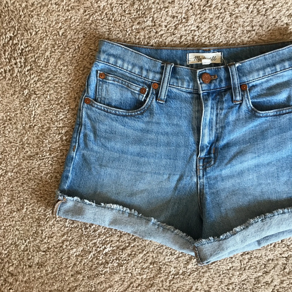 Madewell High Waisted Denim Shorts