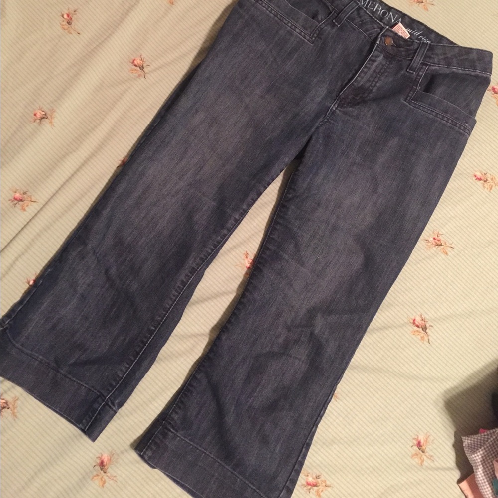 Denim capris