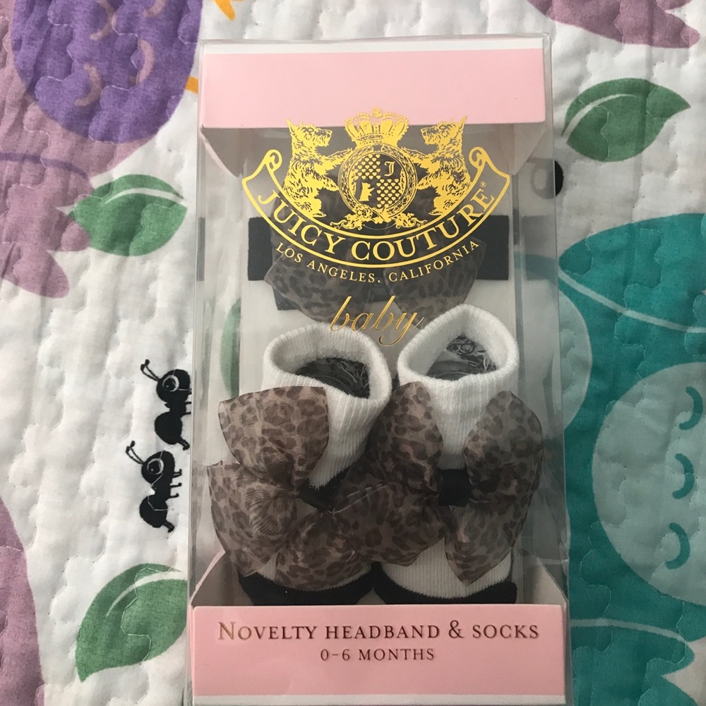 Baby Girl Socks and Headband