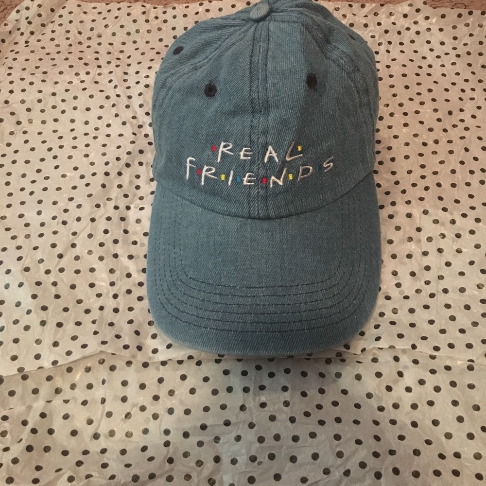 Real friends denim mom hat