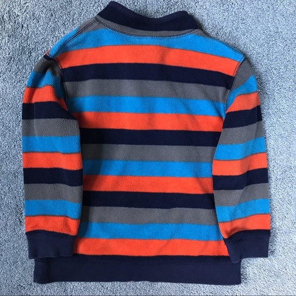 Old Navy striped fleece pullover boys 4T - Picture 2 of 2