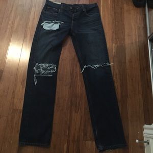 Hollister ripped jeans