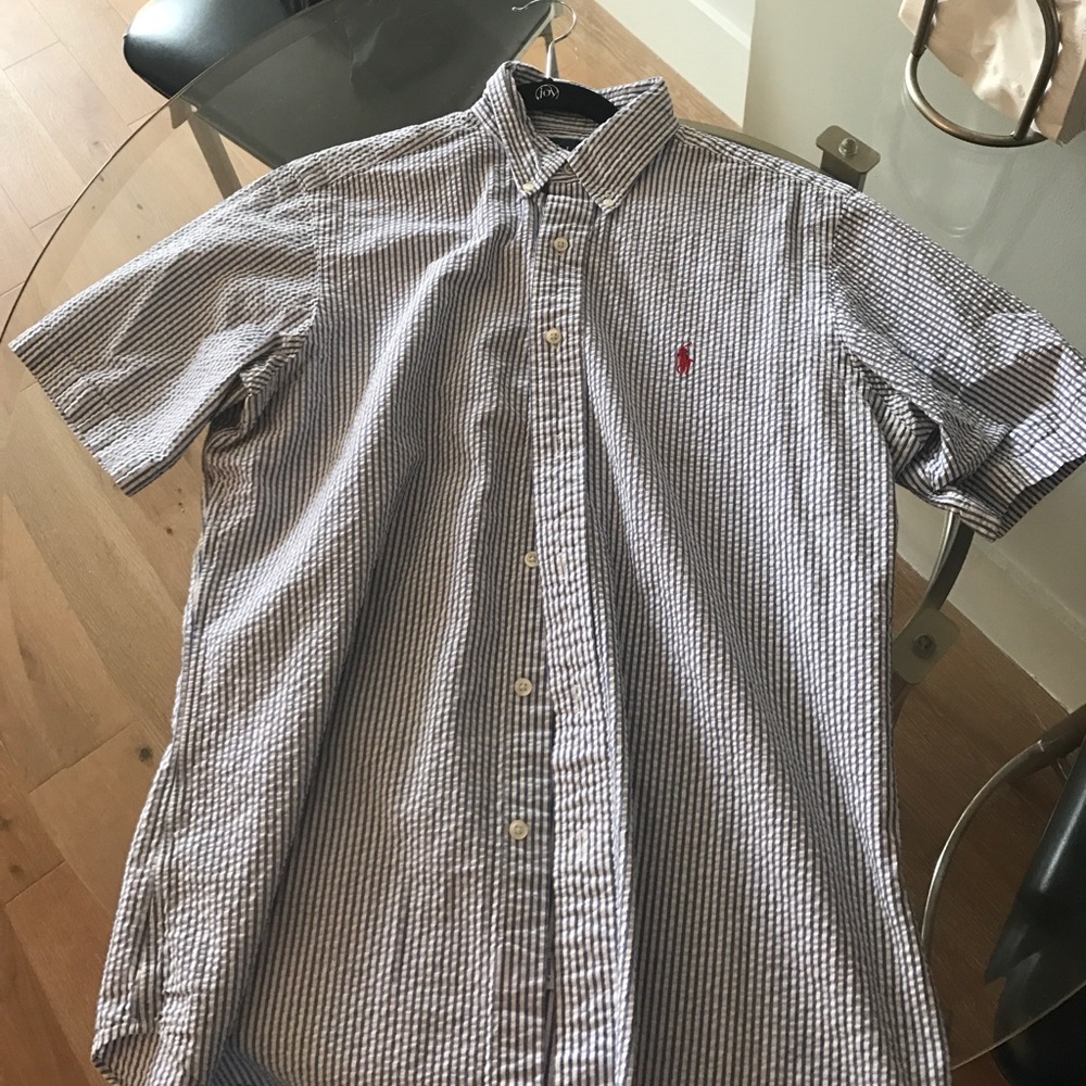 Polo Ralph Lauren Short Sleeve Button Up Striped M