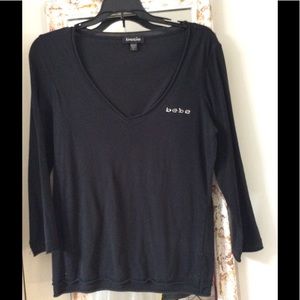 3/4 sleeve knit tee