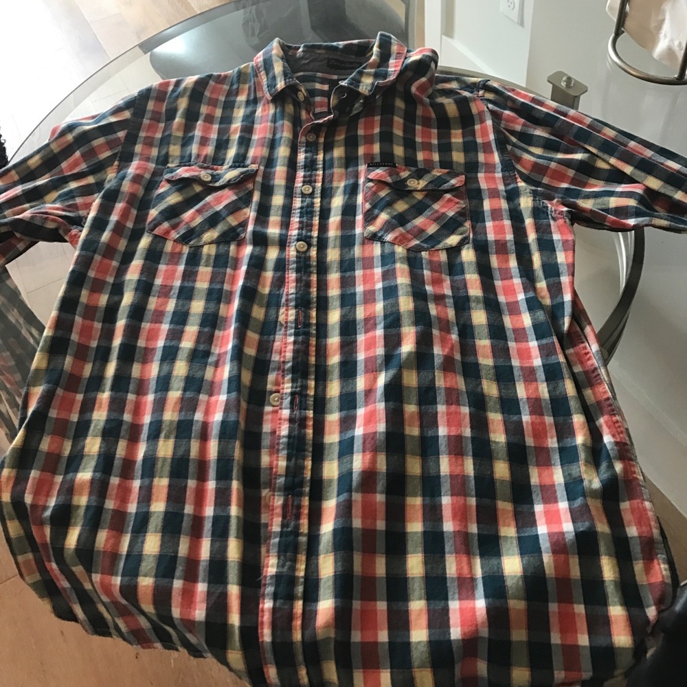 Billabon Large Plaid Flannel Large