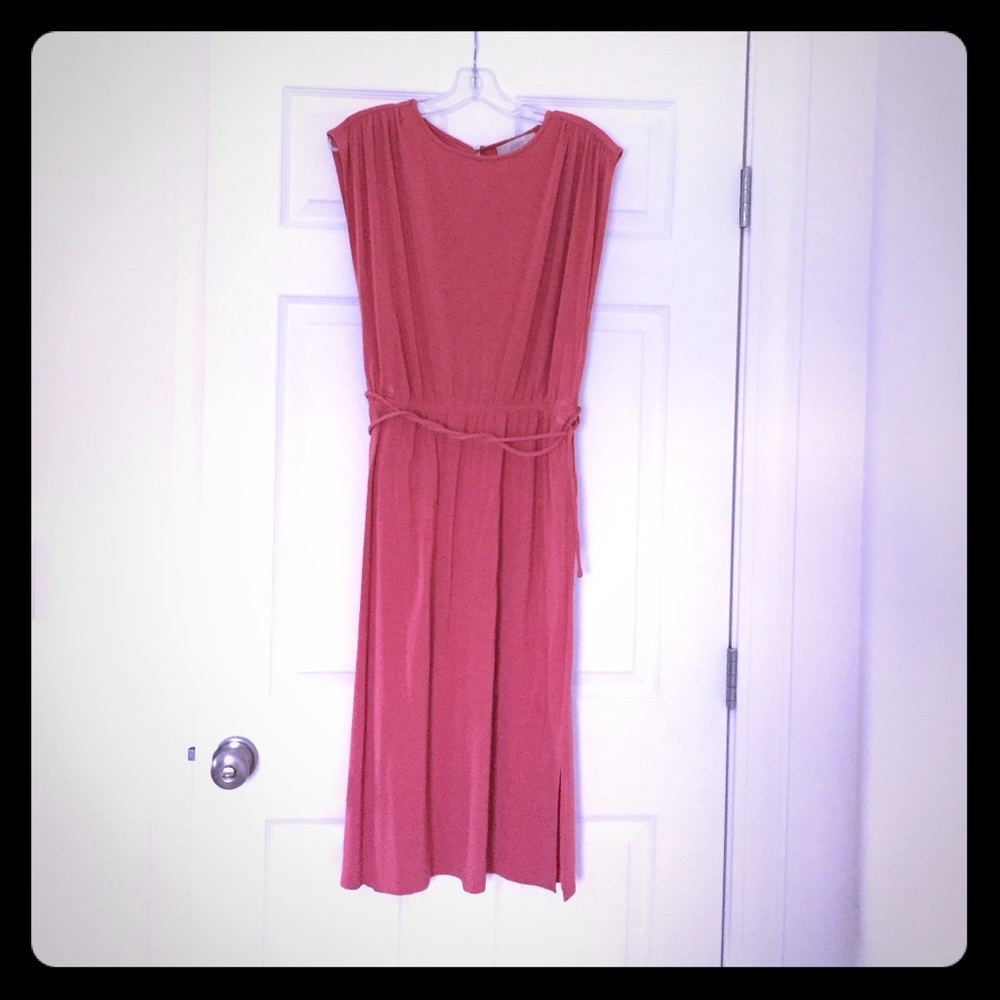 Loft Midi elastic waist dress