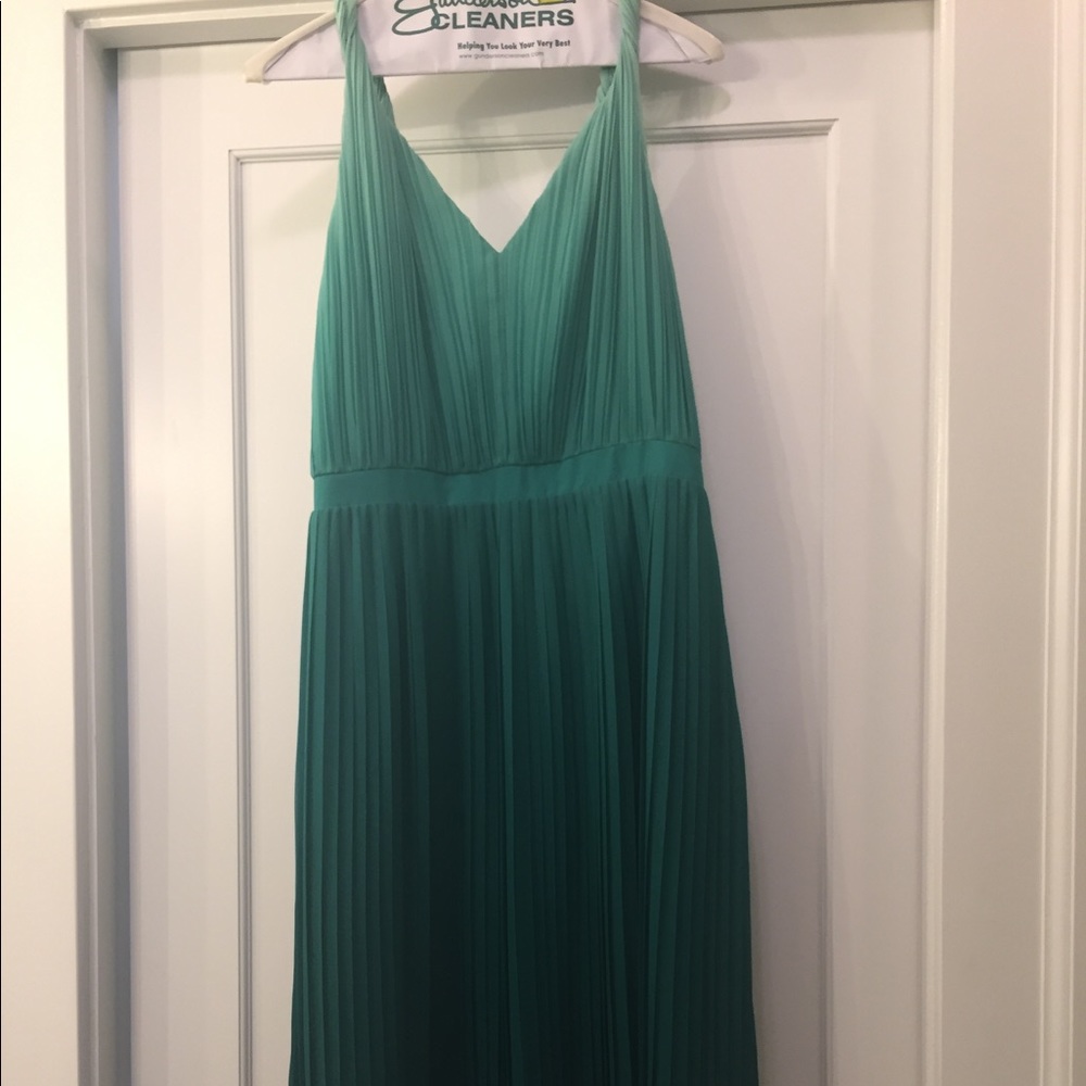 Banana Republic pleated ombré dress