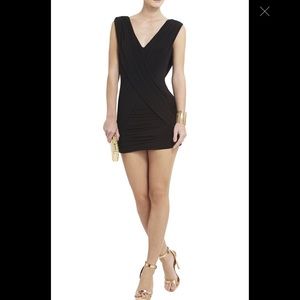 BCBG MaxAzria Alondra Gathered Cocktail Dress