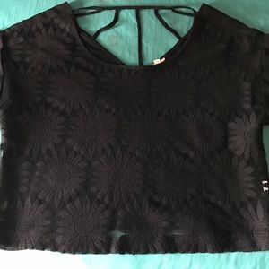 Black Rue 21 Crop Top