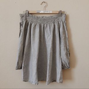 Open-Sleeve Off-Shoulder Blouse