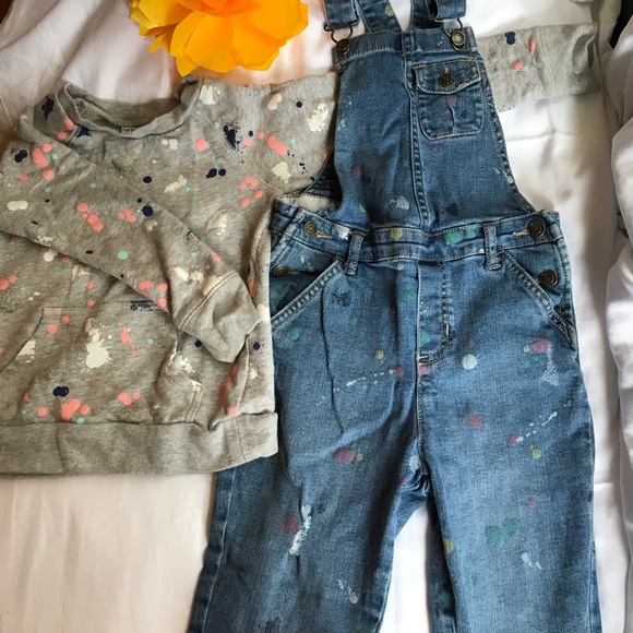 Carter's Other - Carters Girls Paint Splatter Jumper & Sweater
