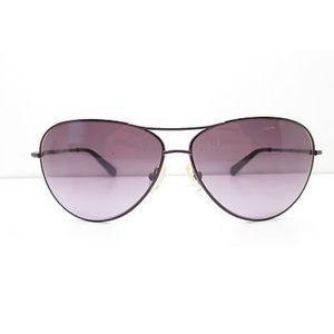 Tory Burch purple aviator sunglasses w/ pouch