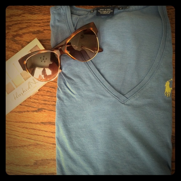 🚫SOLD! Ralph Lauren Sport Blue TShirt Size XS - Picture 1 of 3