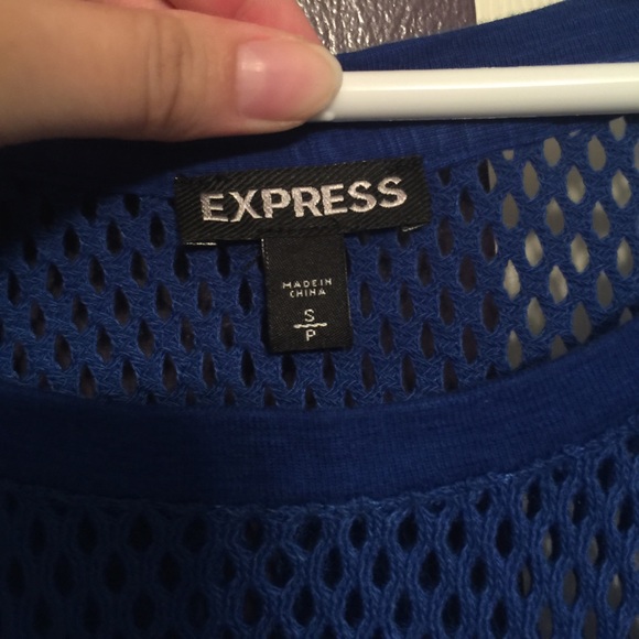 Long sleeve mesh crop top - Picture 2 of 2