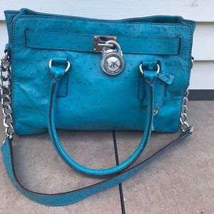 Michael Kors ostrich handbag
