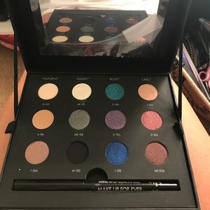 Used once! MUF eyeshadow with eyeliner