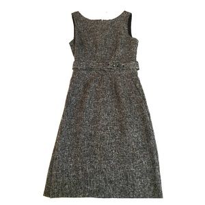 Banana Republic fitted tweed dress