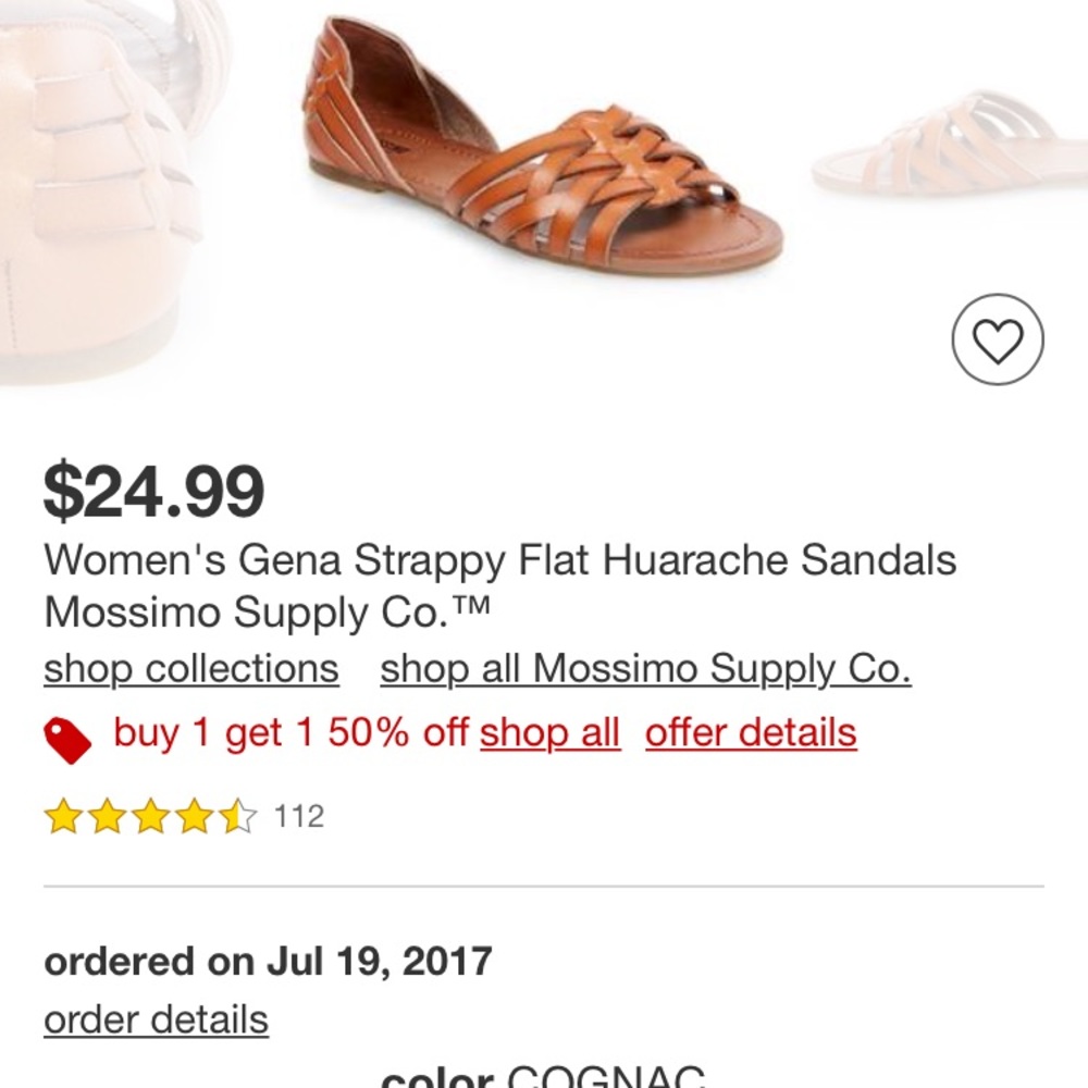 Strappy Flat Huarache Sandal