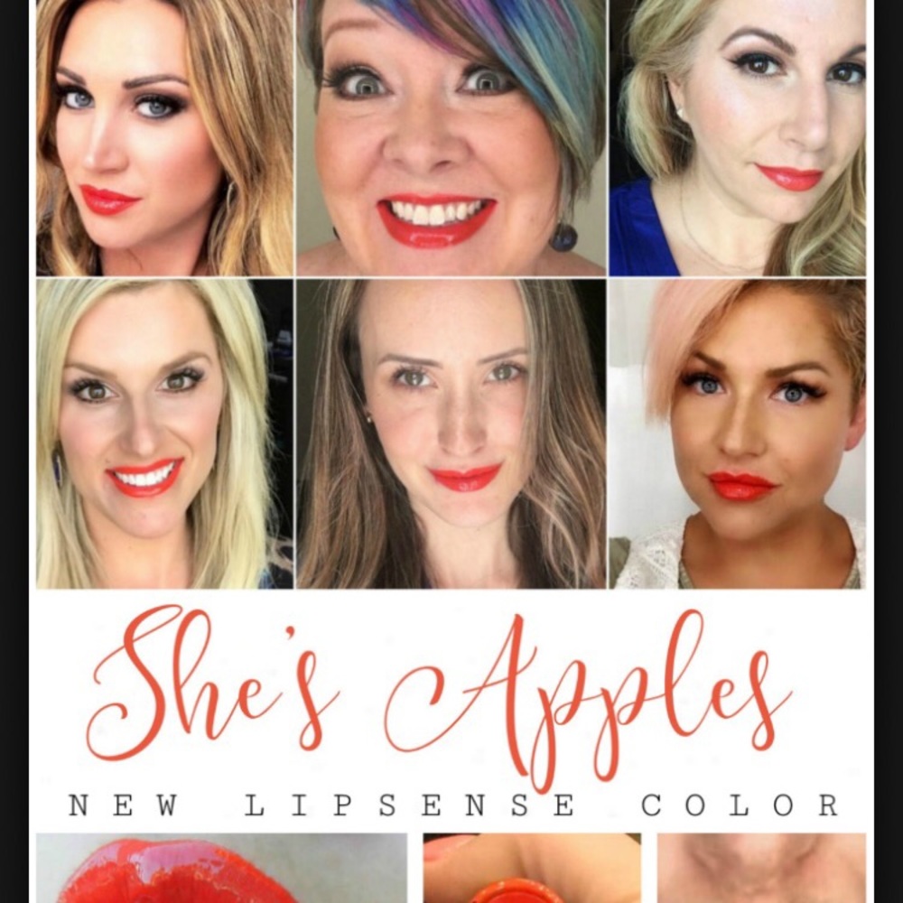 Lipsense long-lasting liquid lipcolor She's Apples