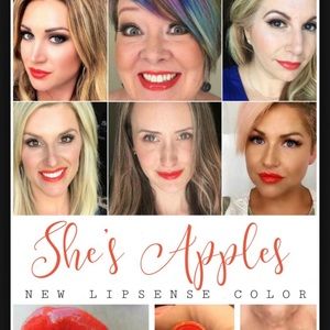 Lipsense long-lasting liquid lipcolor She's Apples