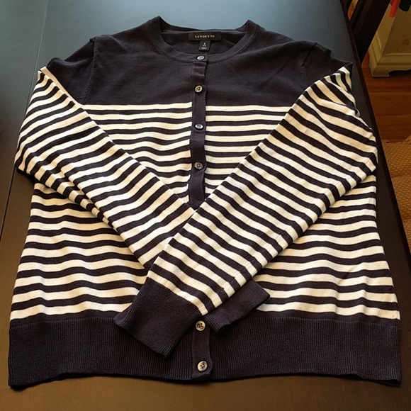 Lands' End Sweaters - Lands' End S Nautical Cardigan