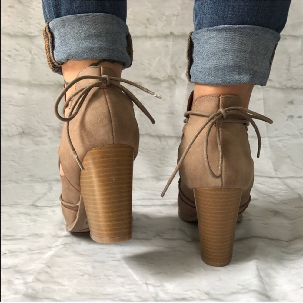 sale✔️Last - Peep toe booties - Picture 5 of 7