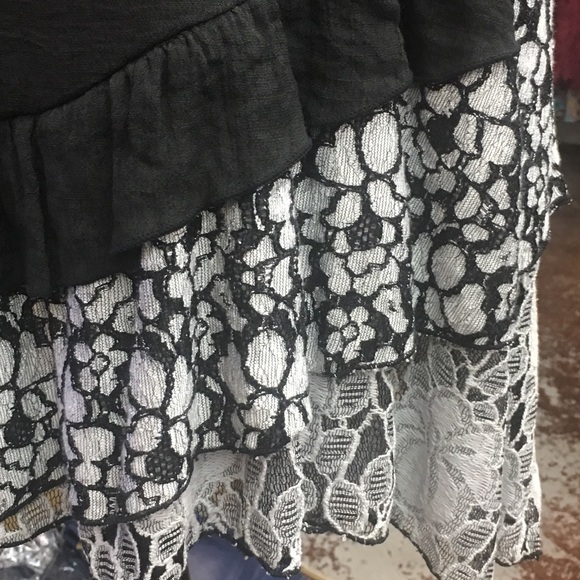 Black Ruffled Tunic - Picture 2 of 5