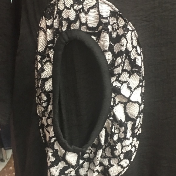 Black Ruffled Tunic - Picture 3 of 5