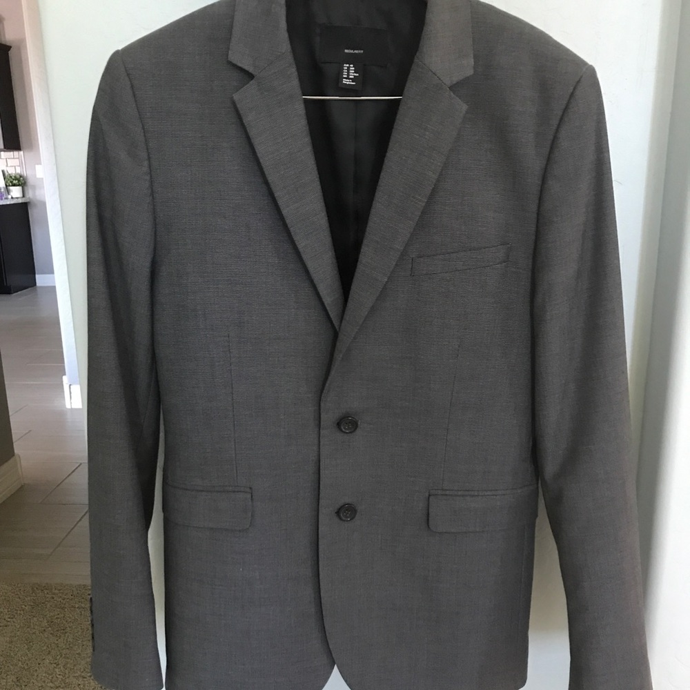 H&M grey suit