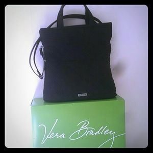 Vera Bradley NEVER USED black microfiber purse