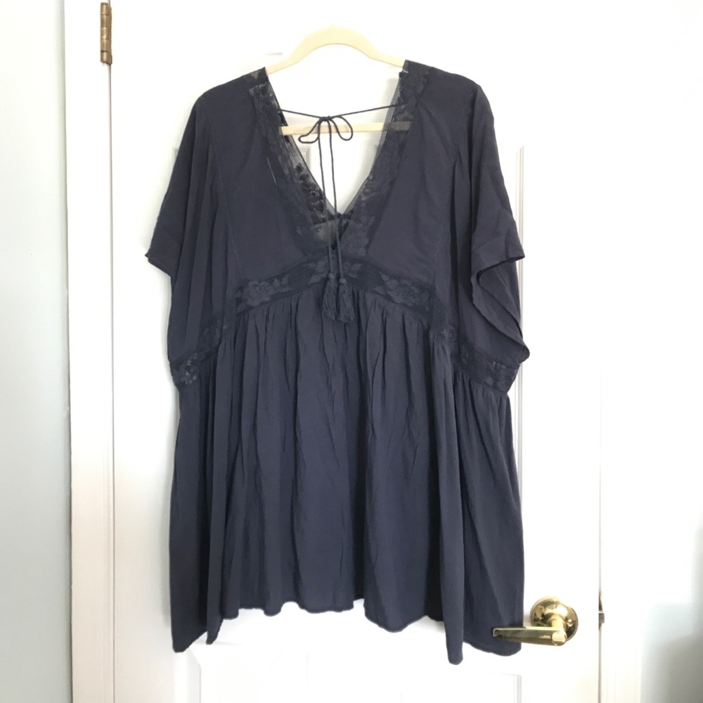 Boho Rayon flowy causal blouse.