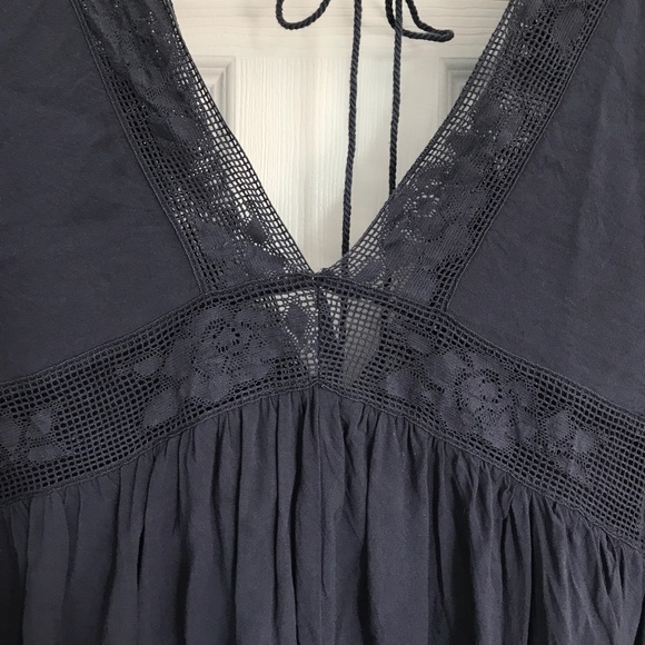 Boho Rayon flowy causal blouse. - Picture 4 of 5