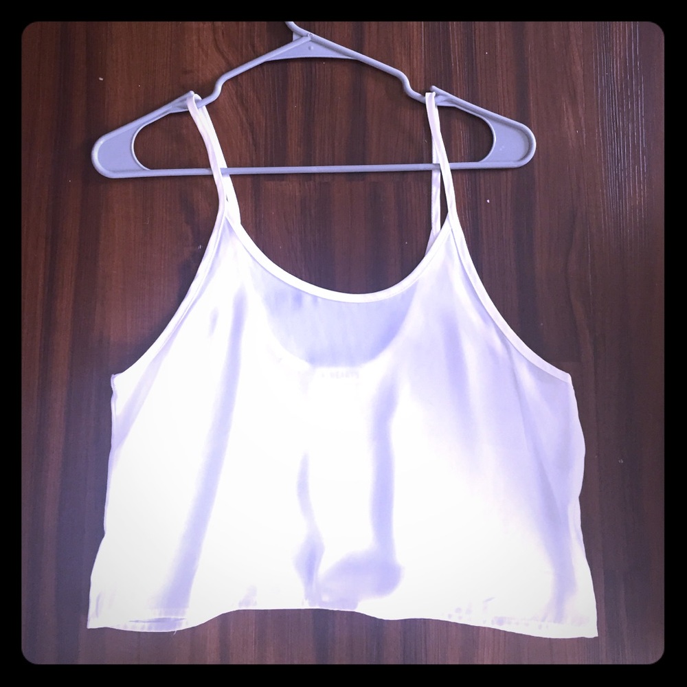 White Crop Top