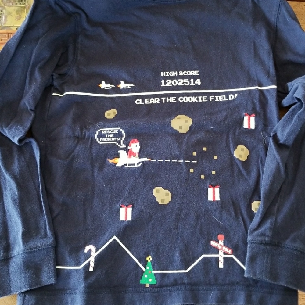 Gymboree long sleeve Santa shirt