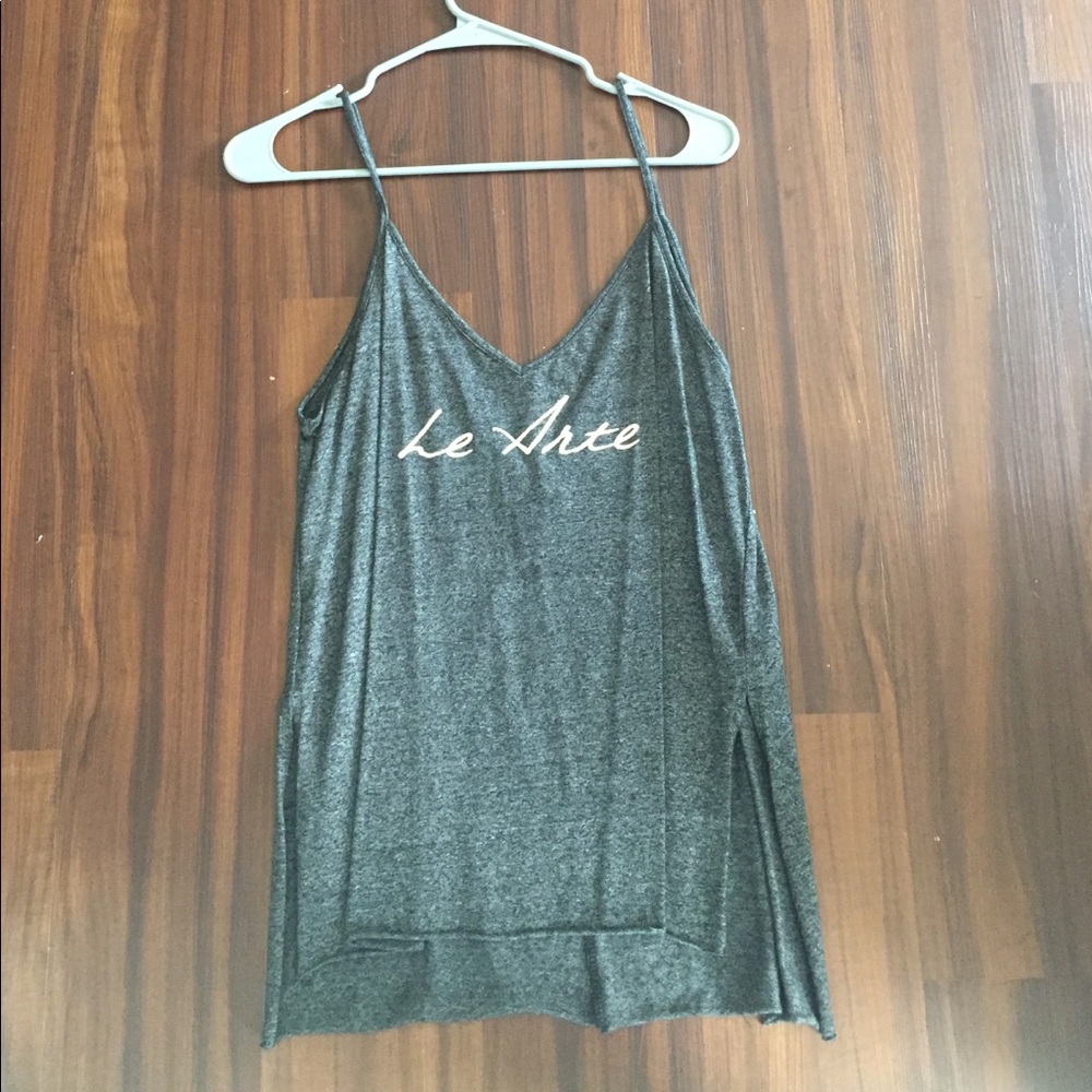 Gray tank top