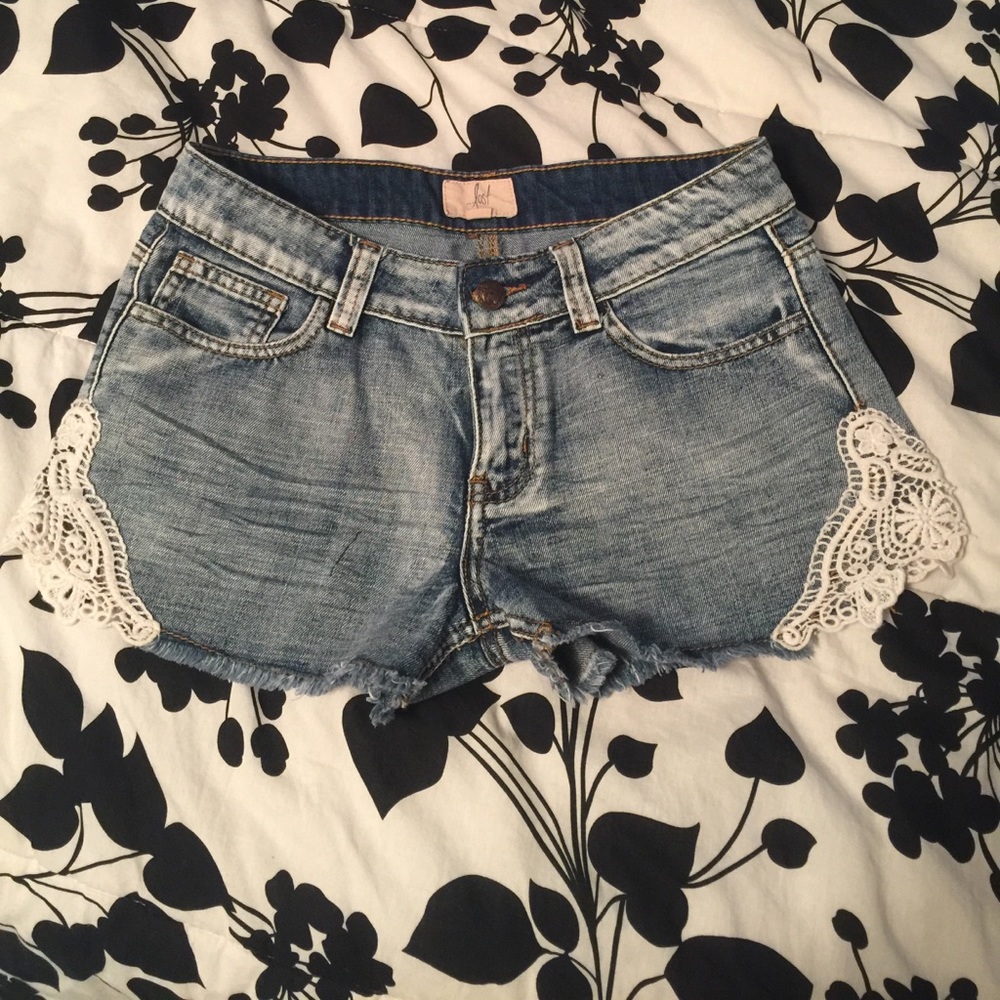 High waisted shorts