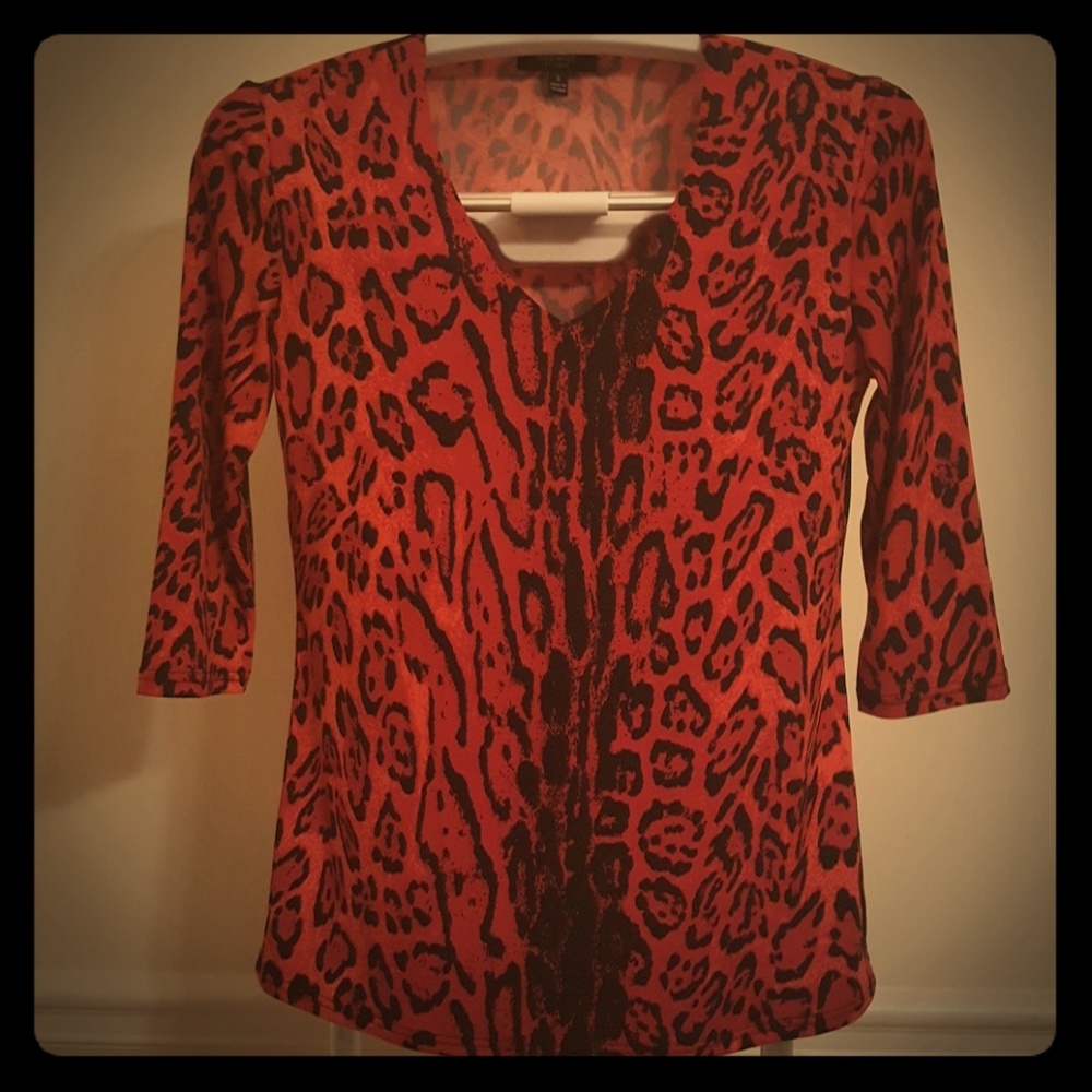 Premise Studio animal print top