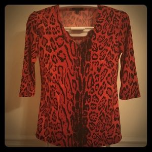 Premise Studio animal print top